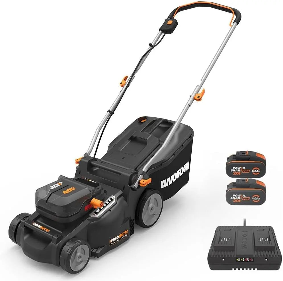 WORX tondeuse à gazon WG737E, sans fil