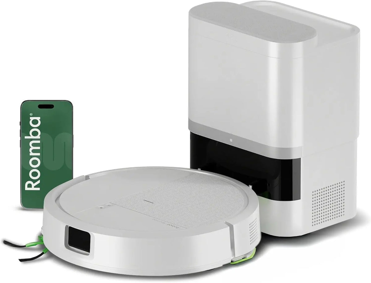 iRobot robot aspirateur laveur 2en1, coloris blanc