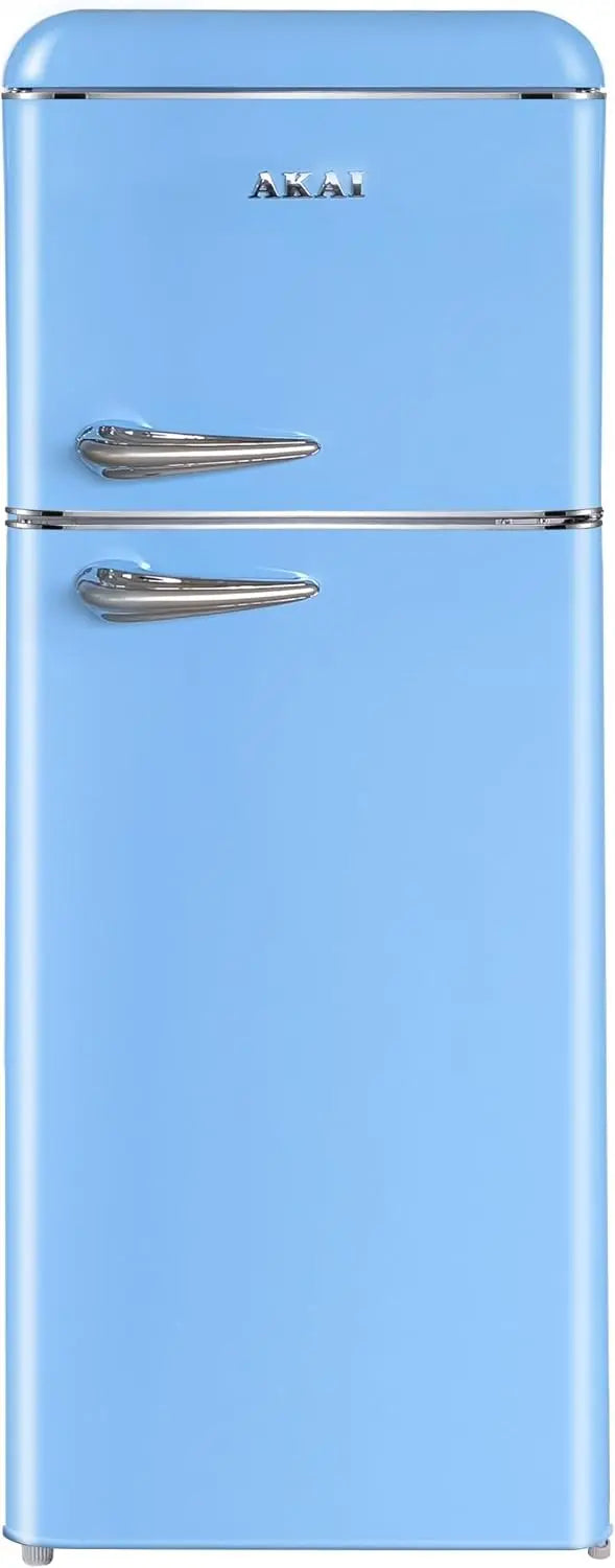 Akai réfrigérateur CLASS241KBL, dimensions 147 x 55 cm, coloris bleu