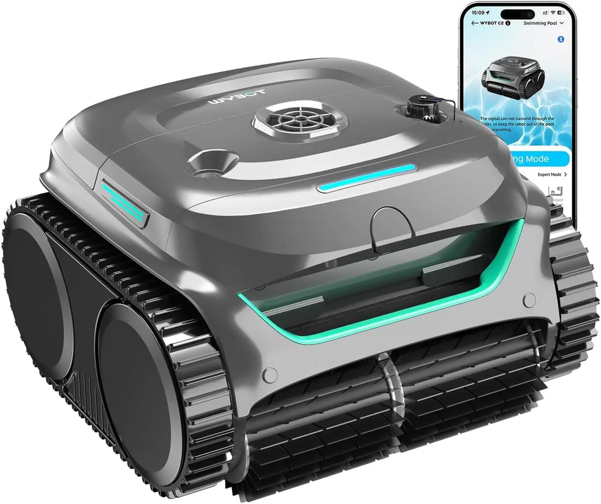 WYBOT robot nettoyeur de piscine, sans fil, avec fonctions connectées