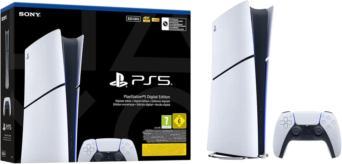 Playstation console de jeux PS5, sans fil, coloris blanc