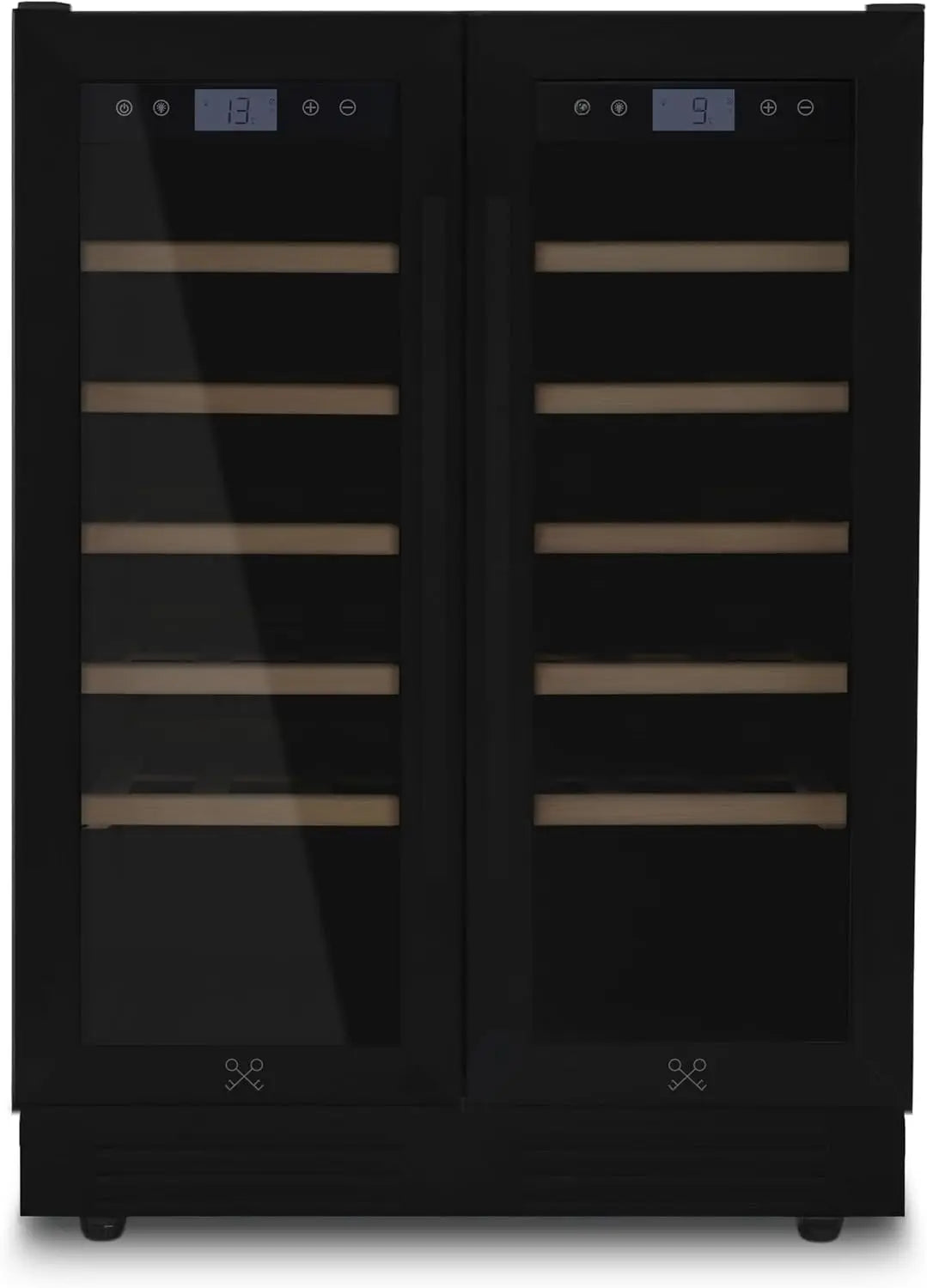cave à vin électrique CAVCEDB42, capacité 126 L, installation encastrable, avec deux zones indépendantes