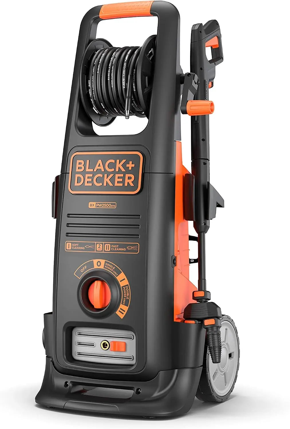 Black+Decker nettoyeur haute pression BXPW2500DTS, capacité 810 L, puissance 2500 W, coloris noir