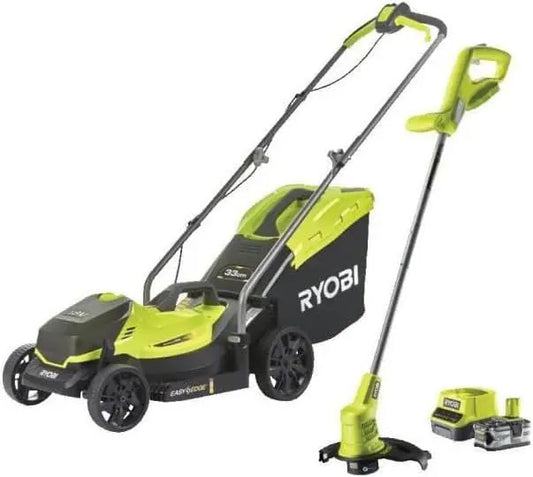 RYOBI tondeuse à gazon RLM18X33B40, capacité 35 L