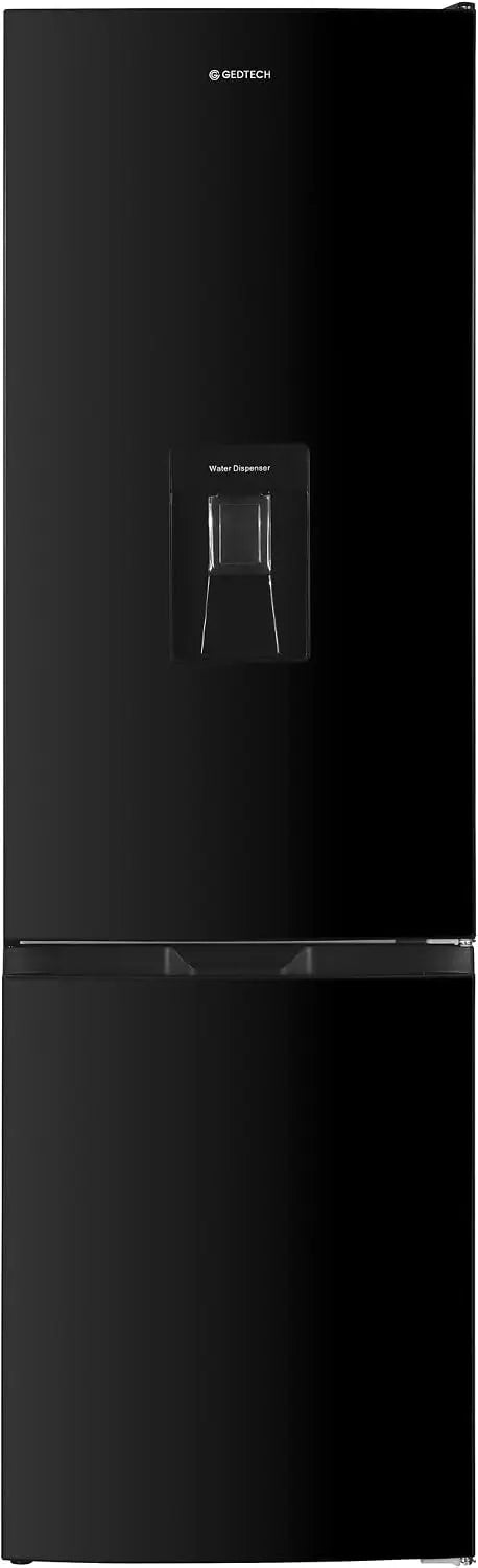 GEDTECH réfrigérateur combiné GCB262BL, capacité 262 L, coloris noir
