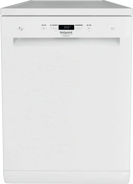 Hotpoint lave-vaisselle HFC3T232WG, à fonctionnement silencieux, pose libre, coloris blanc