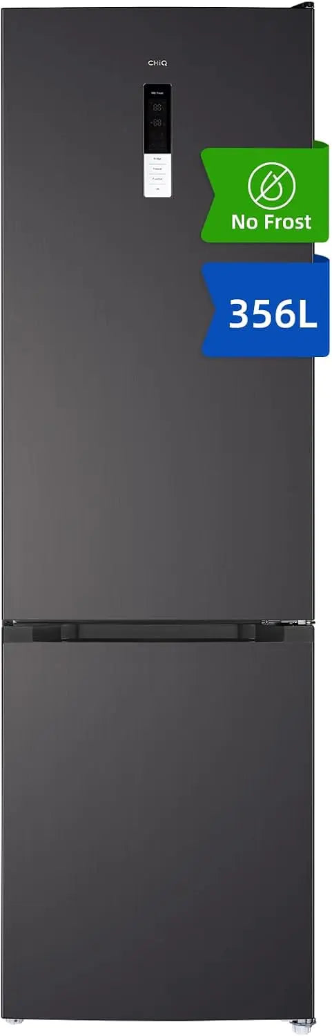 CHiQ réfrigérateur combiné, capacité 356 L, coloris noir