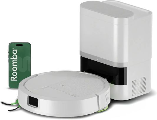 iRobot robot aspirateur laveur 2en1, coloris blanc