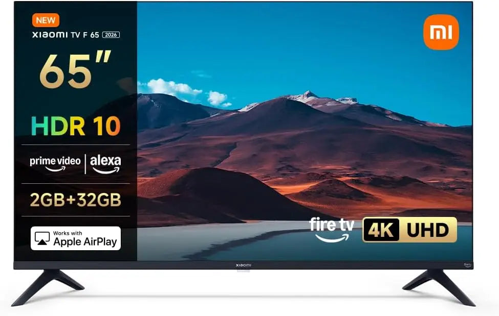 XIAOMI téléviseur connecté OS8, écran 65 pouces, avec fonctions connectées, résolution 4K UHD, compatible HDR