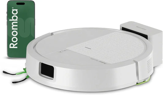 iRobot robot aspirateur laveur 2en1, coloris blanc