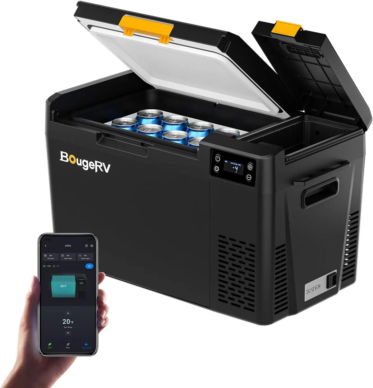 BougeRV glacière électrique CRX3, capacité 22 L