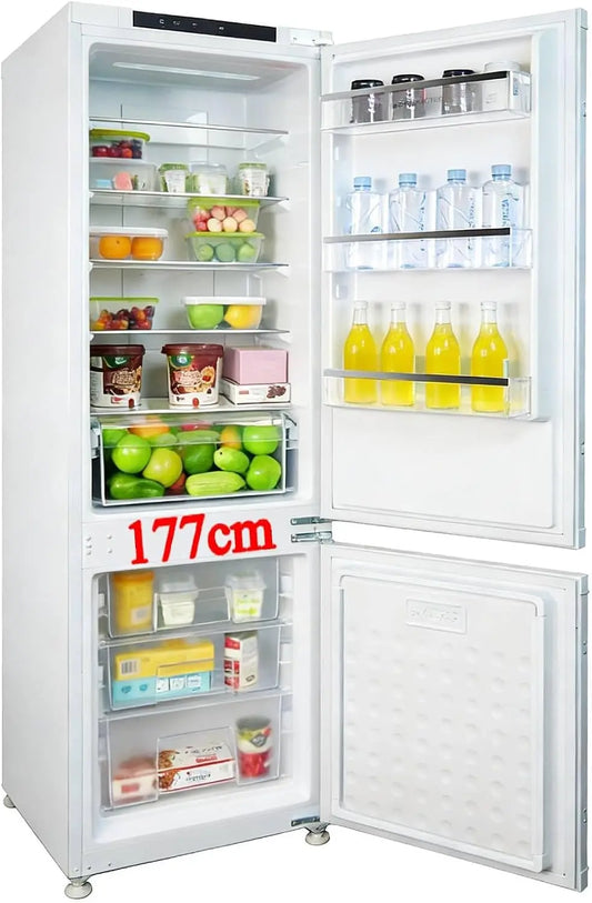 magictec réfrigérateur combiné, capacité 236 L, installation encastrable
