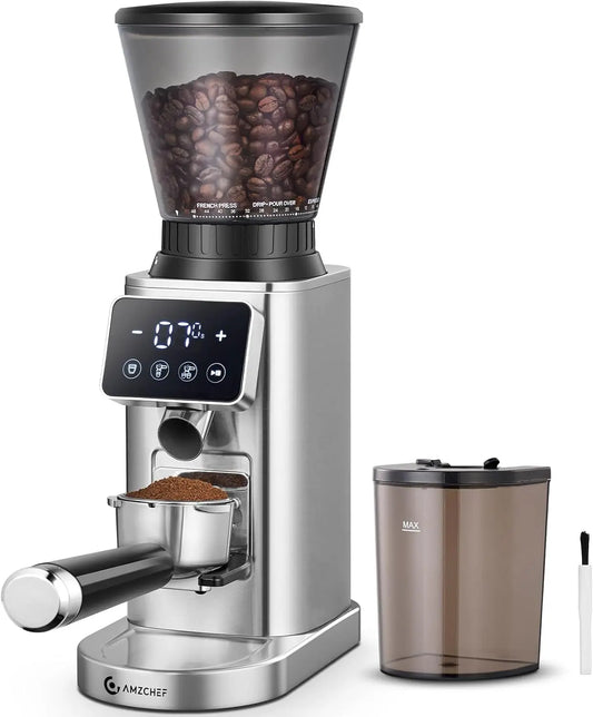 AMZCHEF machine à café, avec écran tactile