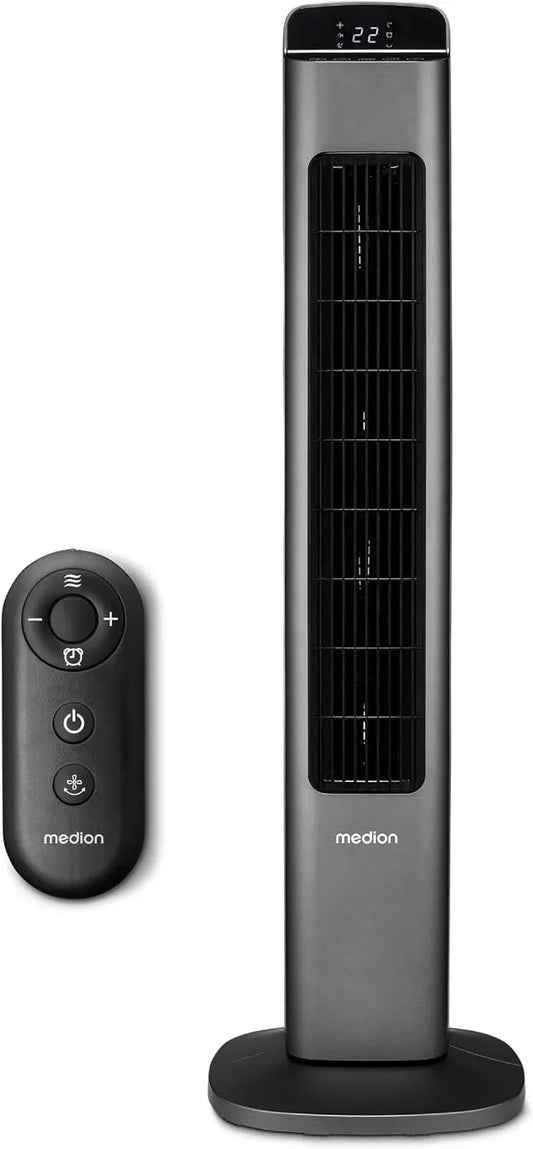 MEDION ventilateur MD10809, à fonctionnement silencieux, avec télécommande