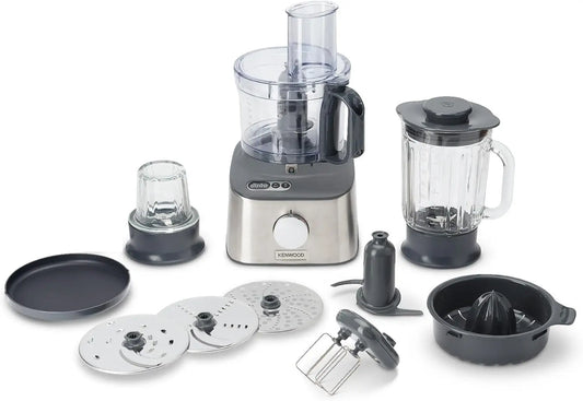 Kenwood robot de cuisine multifonction FDM313SS, puissance 800 W, format compact, coloris argenté