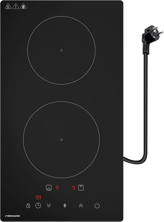 FIREGAS table de cuisson électrique, puissance 3700 W, installation encastrable