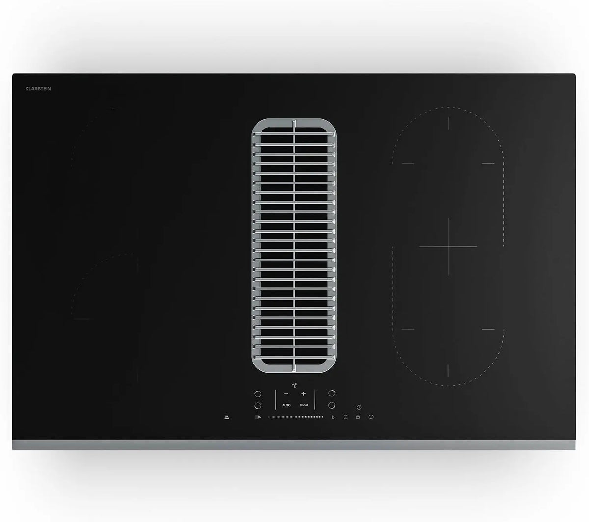 Klarstein hotte aspirante 80cm, puissance 7400 W, avec minuterie, coloris noir