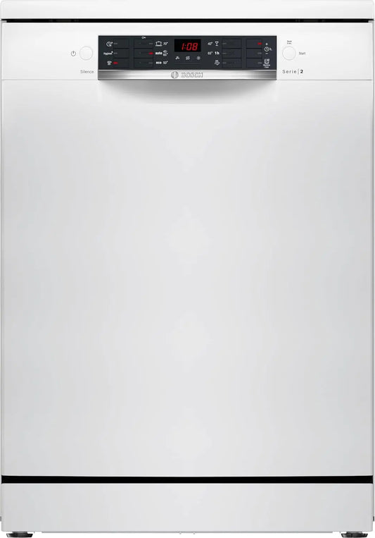 Bosch lave-vaisselle SMS26AW01F, pose libre, coloris blanc