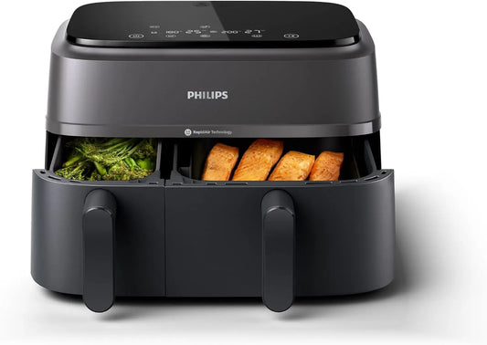 Philips friteuse à air chaud, capacité 9 L, coloris noir