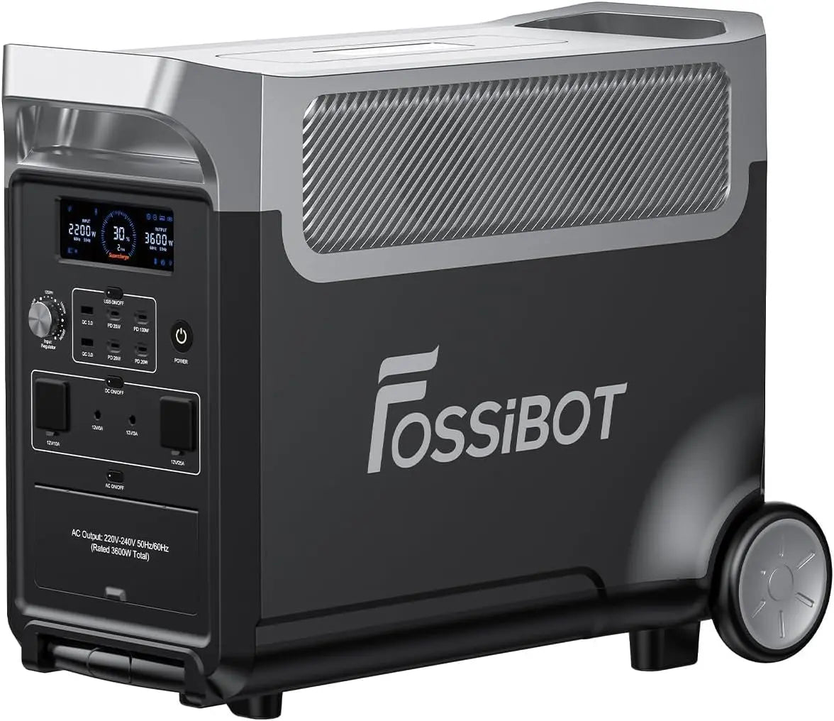 FOSSiBOT station d'énergie portable F3600, puissance 3600 W, format compact