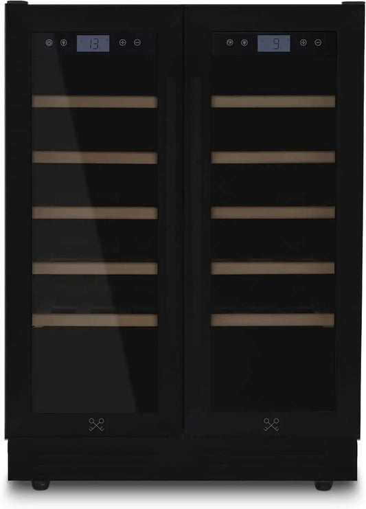 cave à vin électrique CAVCEDB42, capacité 126 L, installation encastrable, avec deux zones indépendantes