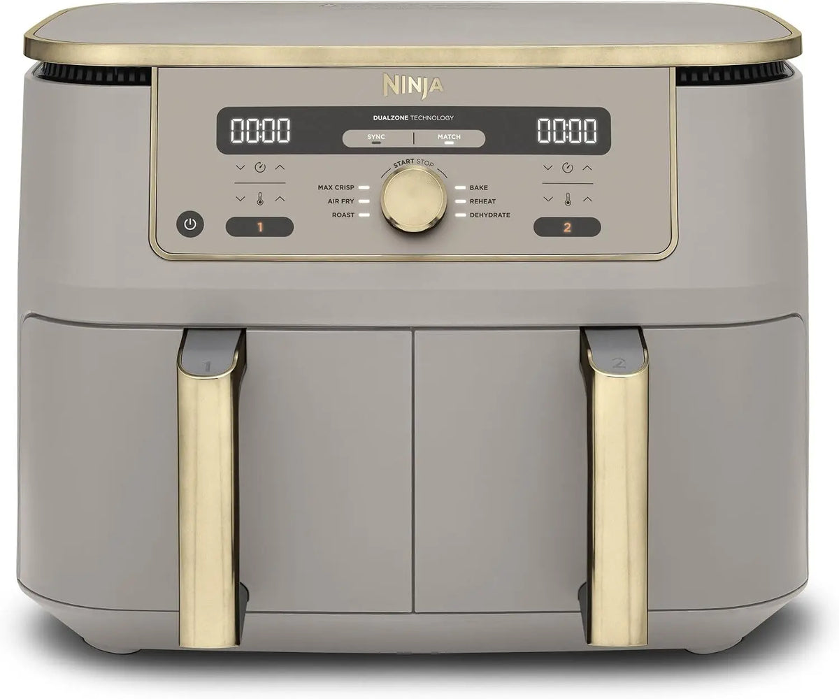 Ninja friteuse à air chaud 6-en-1, capacité 9,5 L, avec deux zones indépendantes