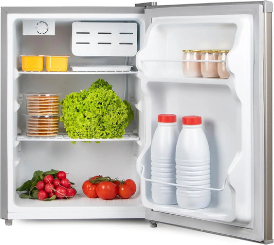 PRIMO réfrigérateur PR154FR, capacité 66 L, coloris argenté
