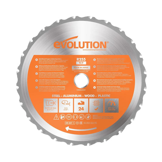 Evolution scie à onglet 210mm, pour réaliser des coupes précises dans les matériaux compatibles