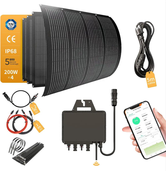Centrale kit solaire MI2S-800D, puissance 200 W