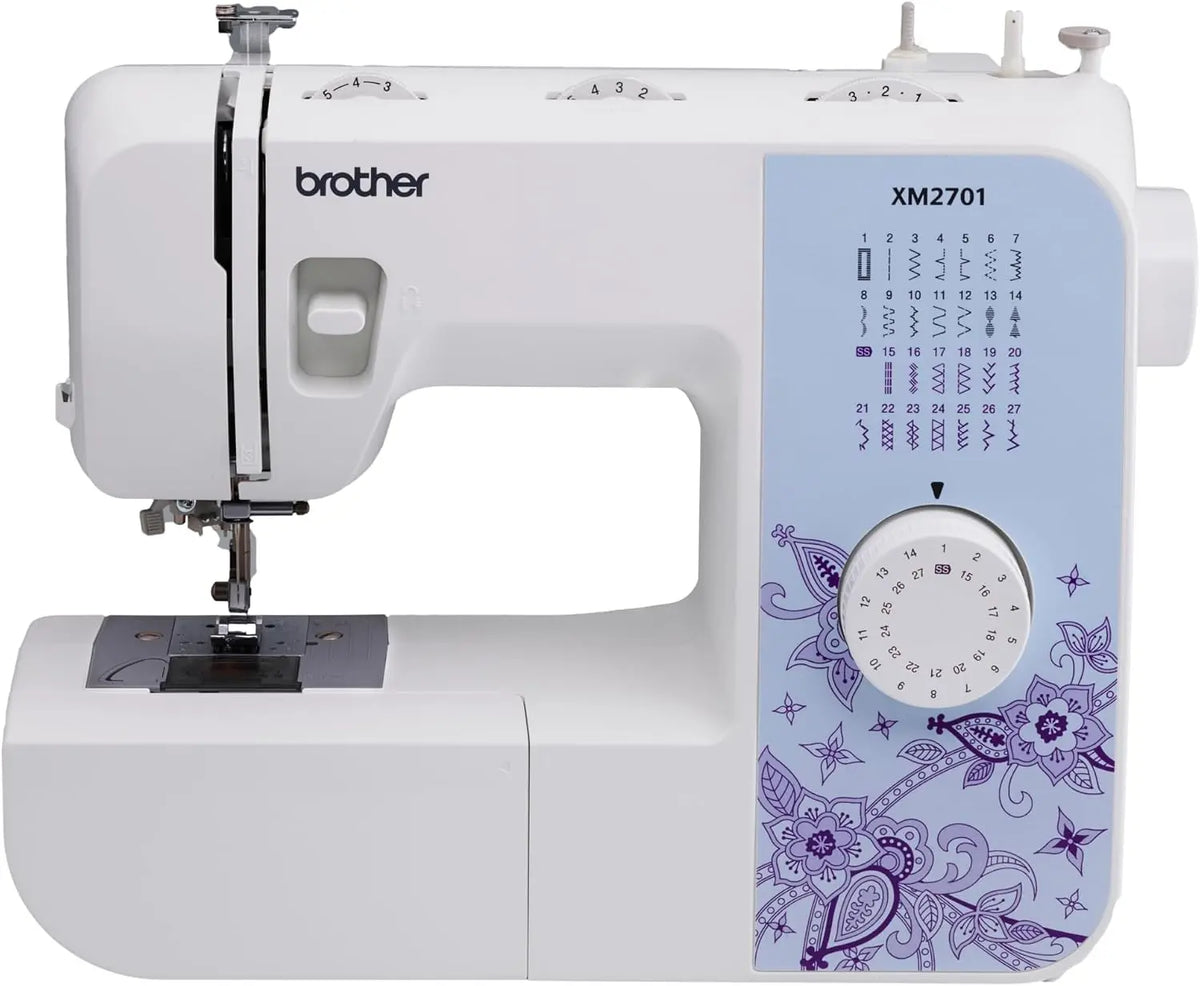 Brother machine à coudre XM2701S, format compact, fonctions impression, copie et numérisation