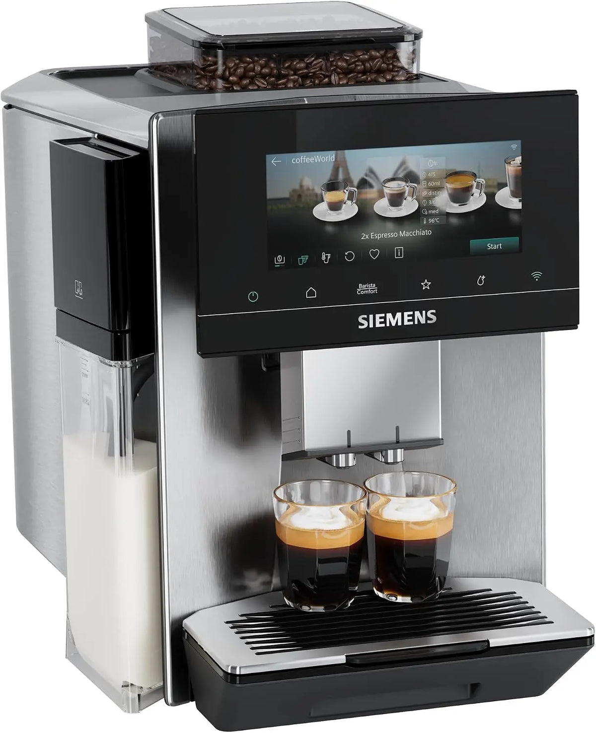 SIEMENS machine à café EQ900, pour préparer facilement différentes boissons caféinées