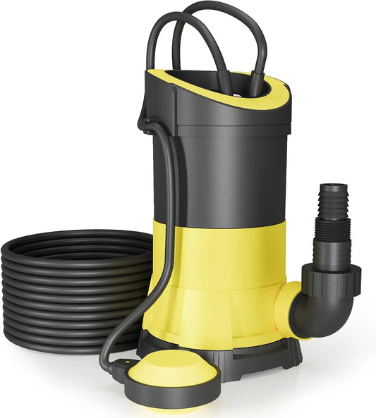 Wiltec pompe d'évacuation, capacité 5000 L, puissance 250 W