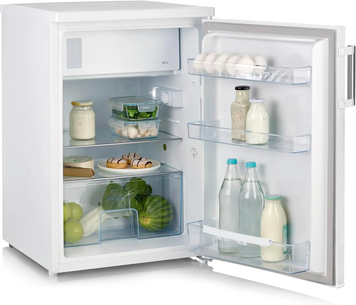 SEVERIN mini-réfrigérateur, capacité 120 L, format compact, pose libre, coloris blanc