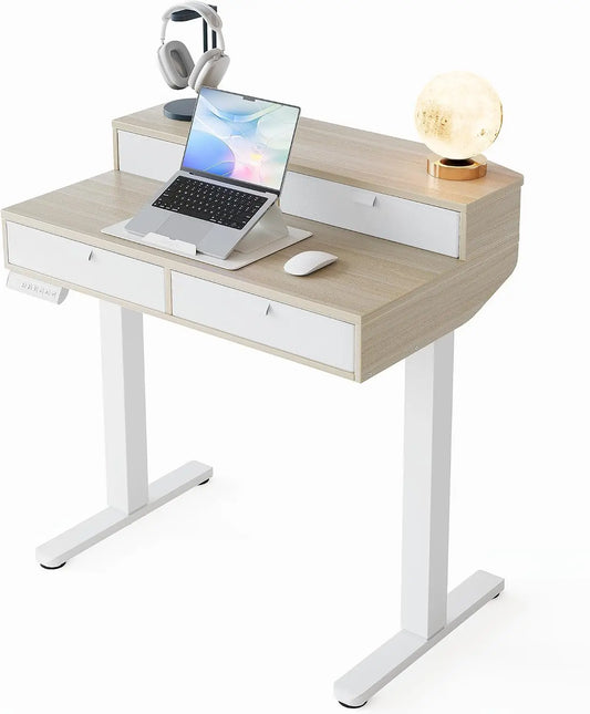 HUANUO bureau assis-debout électrique 80x53cm, dimensions 80 x 53 cm