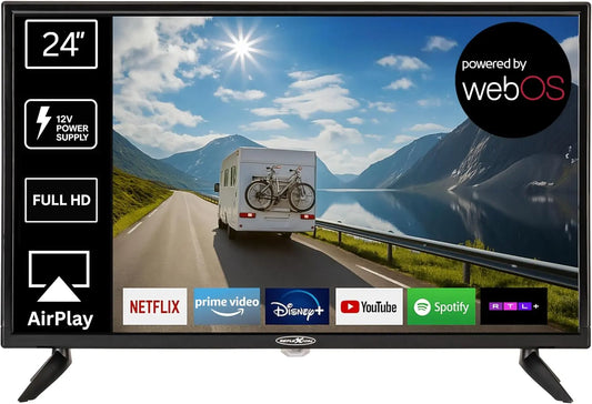 REFLEXION téléviseur connecté LED24IBT, avec connexion Wi-Fi, avec connexion Bluetooth, avec fonctions connectées