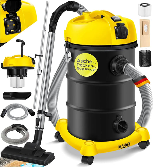 Masko aspirateur eau et poussière 6IN1, puissance 300 W, usage professionnel