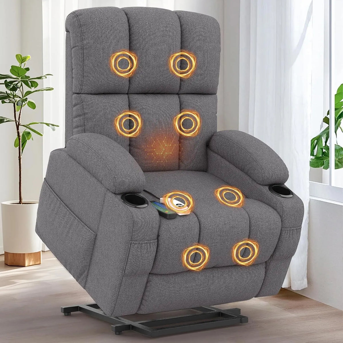 fauteuil relax électrique, réglage adaptable