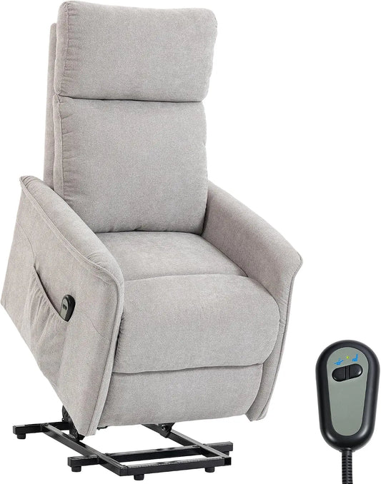 HOMCOM fauteuil releveur électrique, coloris gris